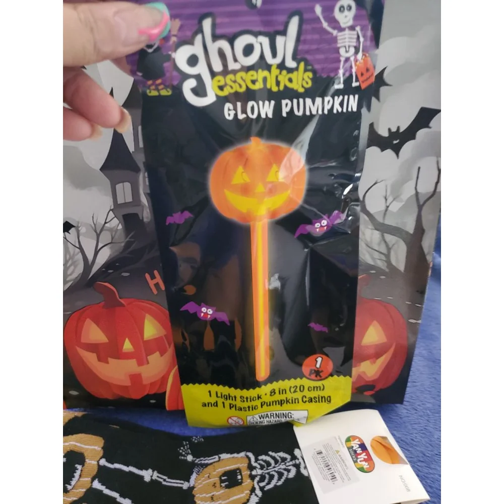 Skeleston Halloween Bundle-Scary bag, Spooky Socks, bracelet & Glow item